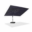 PURPLE LEAF Hailar Deluxe Outdoor Patio Umbrella Aluminum Cantilever Umbrellas