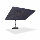 PURPLE LEAF Hailar Deluxe Outdoor Patio Umbrella Aluminum Cantilever Umbrellas