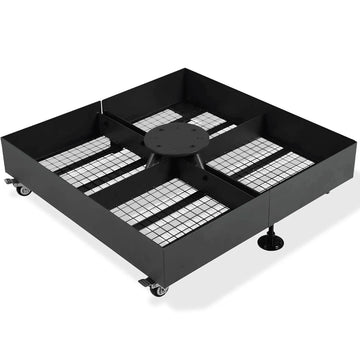 【なっお】①Fourleaf Base Sturdy Patio Umbrella Base with Wheels | 1100 Lbs Capacity