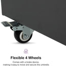 PURPLE LEAF Patio Umbrella Base with Wheels 1100Lbs ZY04BSWK-500