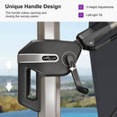 PURPLE LEAF Deluxe Left-Right Tilting Patio Umbrella Outdoor Swivel Cantilever Umbrellas