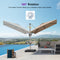 PURPLE LEAF Deluxe Left-Right Tilting Patio Umbrella Outdoor Swivel Cantilever Umbrellas