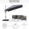 PURPLE LEAF Deluxe Left-Right Tilting Patio Umbrella Outdoor Swivel Cantilever Umbrellas