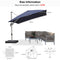 PURPLE LEAF Deluxe Left-Right Tilting Patio Umbrella Outdoor Swivel Cantilever Umbrellas