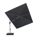PURPLE LEAF Deluxe Left-Right Tilting Patio Umbrella Outdoor Swivel Cantilever Umbrellas