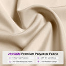 PURPLE LEAF Semi-Auto 1.9''/2.4''/3.1'' Pole Commercial Patio Umbrella Market Umbrella for Café, Restaurant & Hotel