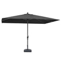 PURPLE LEAF Aluminum Market Patio Umbrella Commercial Outdoor Garden Umbrella