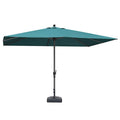 PURPLE LEAF Aluminum Market Patio Umbrella Commercial Outdoor Garden Umbrella