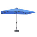 PURPLE LEAF Aluminum Market Patio Umbrella Commercial Outdoor Garden Umbrella