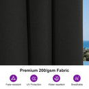 PURPLE LEAF Aluminum Market Patio Umbrella Commercial Outdoor Garden Umbrella