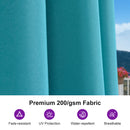 PURPLE LEAF Aluminum Market Patio Umbrella Commercial Outdoor Garden Umbrella