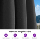 PURPLE LEAF Aluminum Market Patio Umbrella Commercial Outdoor Garden Umbrella