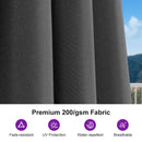 PURPLE LEAF Aluminum Market Patio Umbrella Commercial Outdoor Garden Umbrella