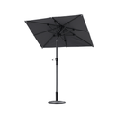 PURPLE LEAF Porch Table Umbrella with Crank and Tilt, Market Patio Umbrella