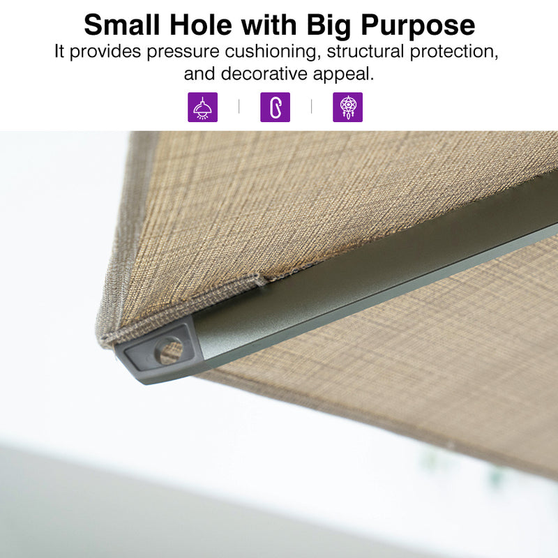 PURPLE LEAF 2/4/6 Set Semi-Auto Patio Table Umbrellas with Base for Outdoor Commercial