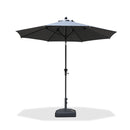 PURPLE LEAF Round Tiltable Patio Umbrella Poolside Porch Table Umbrella
