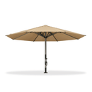 PURPLE LEAF Semi-Auto Extra Large Patio Umbrella Premium Commercial Market Umbrella for Garden, Café and Hotel