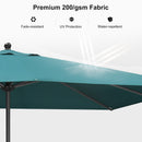 PURPLE LEAF Aluminum Market Patio Umbrella Commercial Outdoor Garden Umbrella