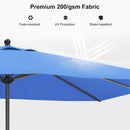 PURPLE LEAF Aluminum Market Patio Umbrella Commercial Outdoor Garden Umbrella