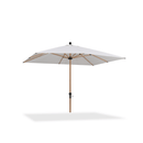 PURPLE LEAF Patio Market Umbrella Aluminum Outdoor Table Umbrella with Wood Color