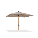 PURPLE LEAF Patio Market Umbrella Aluminum Outdoor Table Umbrella with Wood Color