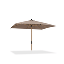 PURPLE LEAF Patio Market Umbrella Aluminum Outdoor Table Umbrella with Wood Color