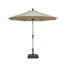 PURPLE LEAF Patio Market Umbrella Aluminum Outdoor Table Umbrella with Wood Color