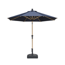 PURPLE LEAF Patio Market Umbrella Aluminum Outdoor Table Umbrella with Wood Color