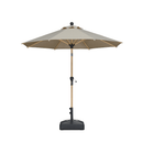 PURPLE LEAF Patio Market Umbrella Aluminum Outdoor Table Umbrella with Wood Color