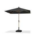 PURPLE LEAF Patio Market Umbrella Aluminum Outdoor Table Umbrella with Wood Color