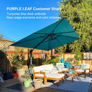 Clearance - PURPLE LEAF OPEN BOX Affordable Cantilever Umbrella for Patio