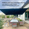 PURPLE LEAF Outdoor Sun Heavy Duty Cantilever Umbrella for Patio, Porch, Beach