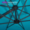 PURPLE LEAF Outdoor Sun Heavy Duty Large Cantilever Umbrella with Base