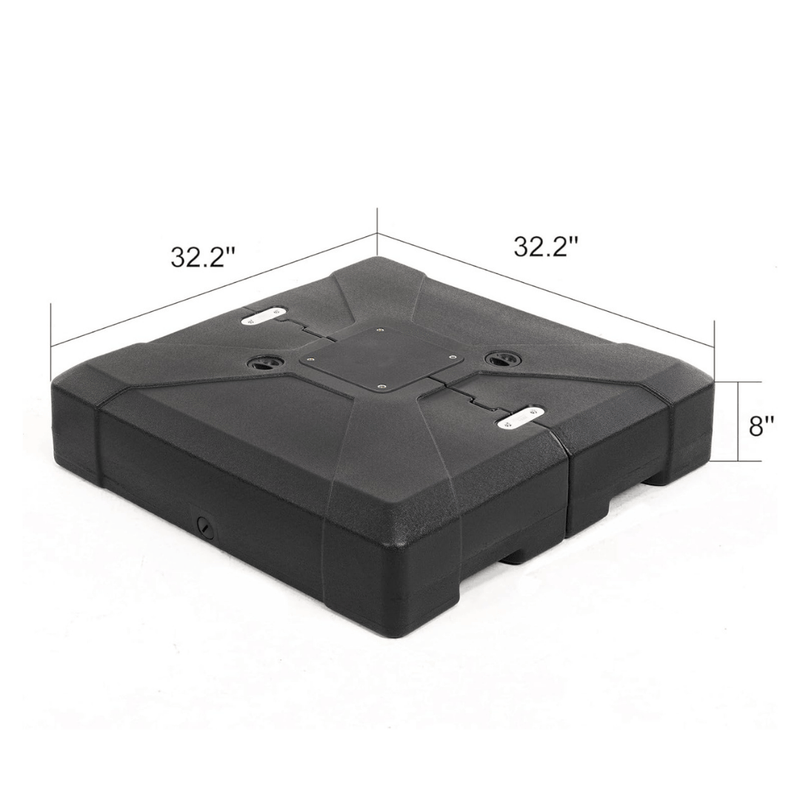 PURPLE LEAF Patio Cantilever Umbrella Weighted Base ZYBASE-1