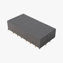 PURPLE LEAF Patio Furniture Cover Waterproof Heavy Duty TPU Coating Tear-Resistant Fabric for Outdoor Rectangular Dining Set