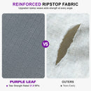 PURPLE LEAF Patio Furniture Cover Waterproof Heavy Duty TPU Coating Tear-Resistant Fabric for Outdoor Rectangular Dining Set