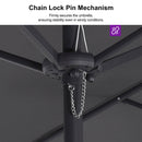 Clearance - PURPLE LEAF OPEN BOX Market Umbrella Double-Sided Market Umbrella Patio Umbrellas with Base