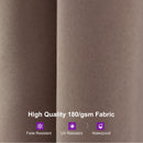 PURPLE LEAF Double-Sided Market Umbrella Large Rectangular Patio Umbrellas with Base