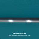 Clearance - PURPLE LEAF OPEN BOX Market Umbrella with Lights Double-Sided Market Umbrella Patio Umbrellas with Base