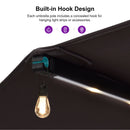 PURPLE LEAF Double Sided Patio Umbrella with Light Large Market Umbrellas with Base