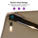 PURPLE LEAF Double Sided Patio Umbrella with Light Large Market Umbrellas with Base