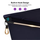 PURPLE LEAF Double Sided Patio Umbrella with Light Large Market Umbrellas with Base