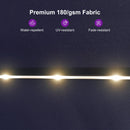 Clearance - PURPLE LEAF OPEN BOX Table Umbrella with Lights Double-Sided Market Umbrella with Base