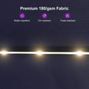 PURPLE LEAF Table Umbrella with Lights Double-Sided Market Umbrella with Base