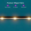 PURPLE LEAF Table Umbrella with Lights Double-Sided Market Umbrella with Base
