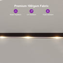 Clearance - PURPLE LEAF OPEN BOX Table Umbrella with Lights Double-Sided Market Umbrella with Base