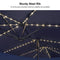 PURPLE LEAF Table Umbrella with Lights Double-Sided Market Umbrella with Base