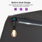 PURPLE LEAF Double-Side Patio Umbrella with Lights Market Umbrella with Base