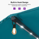 Clearance - PURPLE LEAF OPEN BOX Market Umbrella with Lights Double-Sided Market Umbrella Patio Umbrellas with Base