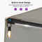 PURPLE LEAF Double-Side Patio Umbrella with Lights Market Umbrella with Base